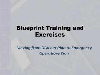 Blueprint Training and Exercises