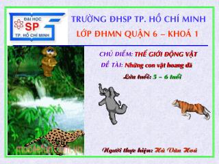 TRÖÔØNG ÑHSP TP. HOÀ CHÍ MINH