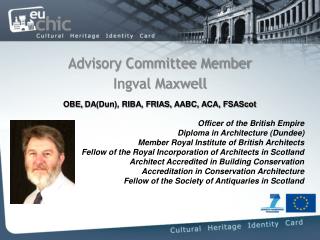 Advisory Committee Member Ingval Maxwell