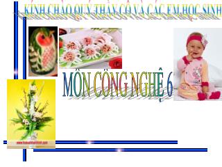 MÔN CÔNG NGHỆ 6