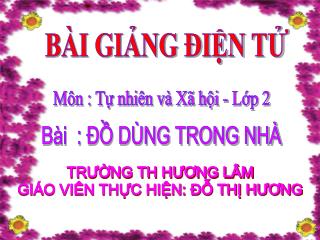 BÀI GIẢNG ĐIỆN TỬ