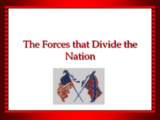 The Forces that Divide the Nation