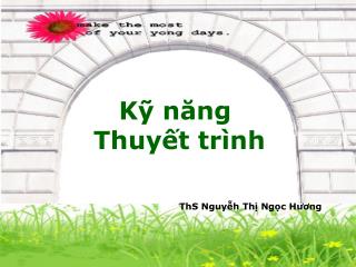 Kỹ năng Thuyết trình