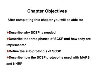 Chapter Objectives