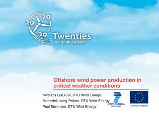 Offshore wind power production in critical weather conditions