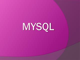 MYSQL