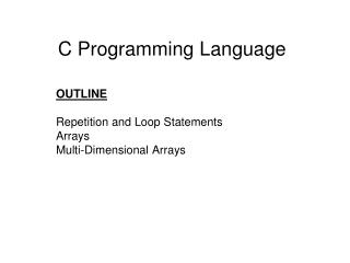 C Programming Language