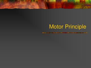 Motor Principle
