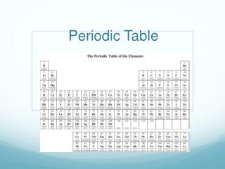 Periodic Table