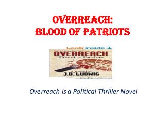 Overreach Blood Of Patriots Political Thriller Based Novel B