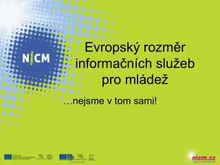Evropský rozměr informačních služeb pro mládež
