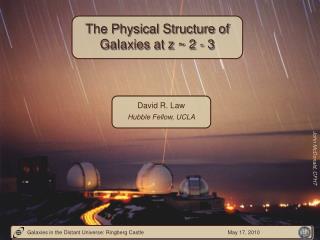 The Physical Structure of Galaxies at z ~ 2 - 3