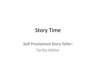 Story Time