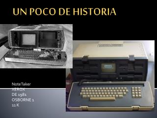 UN POCO DE HISTORIA