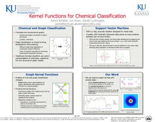 Chemicals are structured as graphs. Vertices and edges correspond to atoms and bonds.