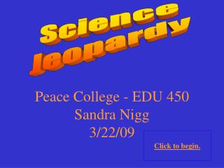 Science Jeopardy