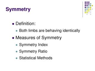 Symmetry