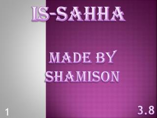 IS-SAHHA