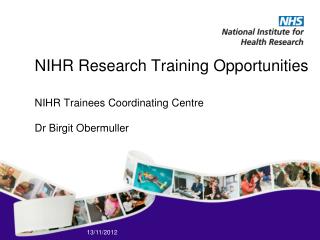 NIHR Research Training Opportunities