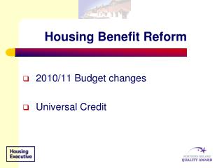 Housing Benefit Reform