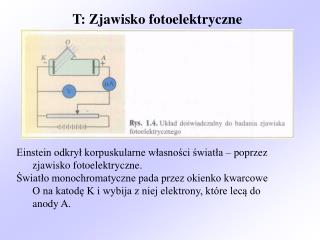 T: Zjawisko fotoelektryczne