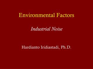 Environmental Factors