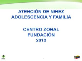 ATENCIÓN DE NINEZ ADOLESCENCIA Y FAMILIA