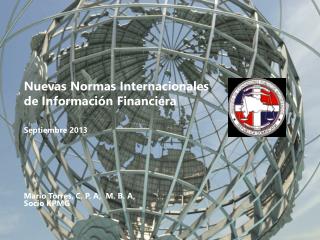 Nuevas Normas Internacionales de Información Financiera