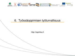 6. Työssäoppimisen työturvallisuus