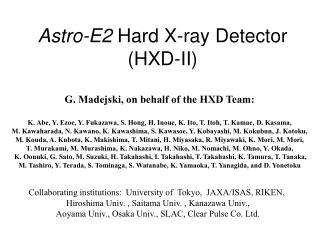 Astro-E2 Hard X-ray Detector (HXD-II)