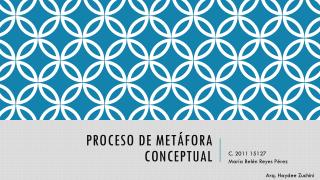 Proceso de Metáfora Conceptual