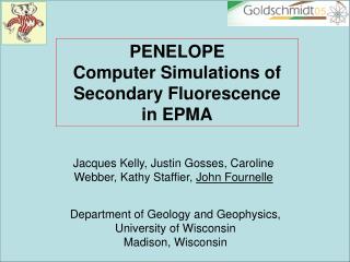 PENELOPE Computer Simulations of Secondary Fluorescence in EPMA