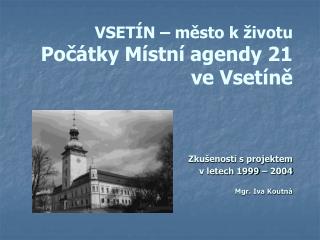 Místní agenda 21 ve Vsetíně