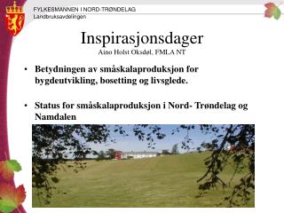 Inspirasjonsdager Aino Holst Oksdøl, FMLA NT