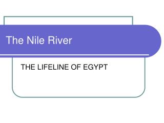 The Nile River