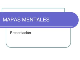 MAPAS MENTALES