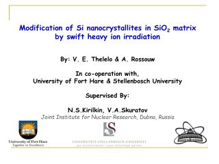 Modification of Si nanocrystallites in SiO 2 matrix by swift heavy ion irradiation