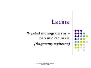 Łacina