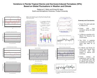 Rebecca C. Boltz and Ernest M. Agee Earth and Atmospheric Sciences, Purdue University