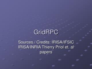 GridRPC