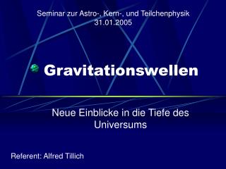 Gravitationswellen