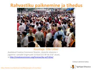 Rahvastiku paiknemine ja tihedus