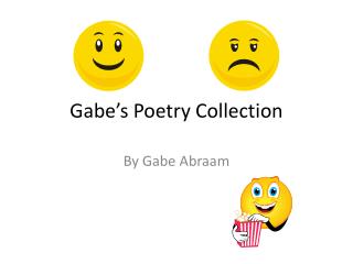 Gabe’s Poetry Collection