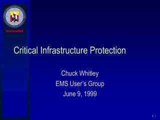 Critical Infrastructure Protection