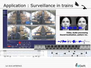 Application : Surveillance in trains