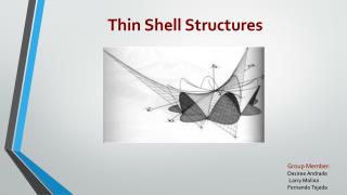 Thin Shell Structures