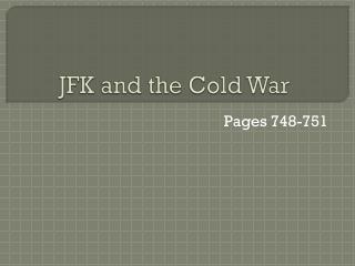 JFK and the Cold War