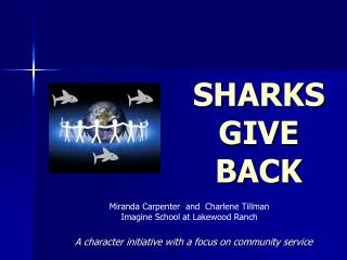 SHARKS GIVE BACK