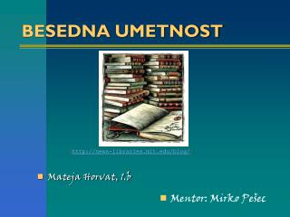 BESEDNA UMETNOST