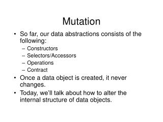 Mutation